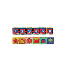 K's Kids - Set cuburi textile moi K’s Kids Puzzle 6 piese - Alte accesorii pentru copii și bebeluși - TZ324