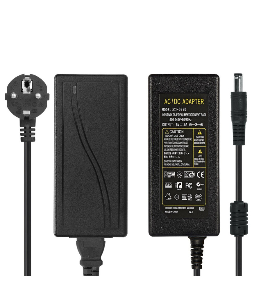Oem - DC 5V 5A adaptor pentru LED Strip Lighting - Sursă de alimentare LED - APA120