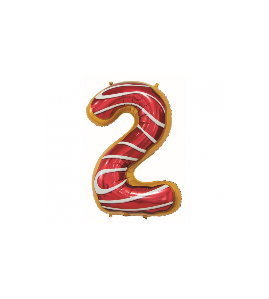 GoDan - Balon folie aniversare forma de cifra 78 cm - Baloane folie - GD008-CB