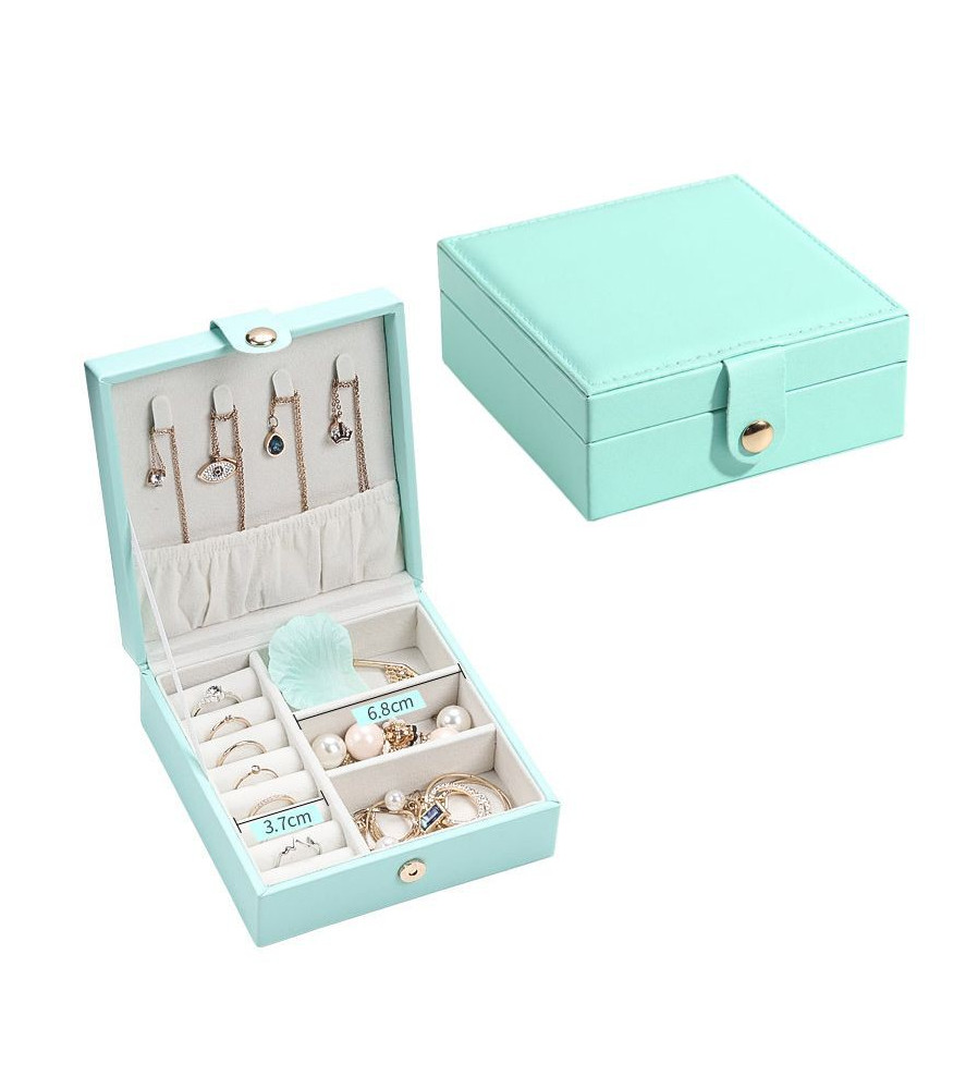 Oem - Cutie pentru bijuterii 12 x 12 x 5 cm - Alte accesorii - TZ307-CB