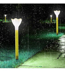 Polux - Lampa solara LED, pentru gradina in forma de floare - Lămpi și decorațiuni solare - PL107-CB