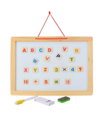 Oem - Tabla magnetica pentru scris si desenat cu cifre, litere si tangram 43 x 34 cm - Jucării educative - ME014
