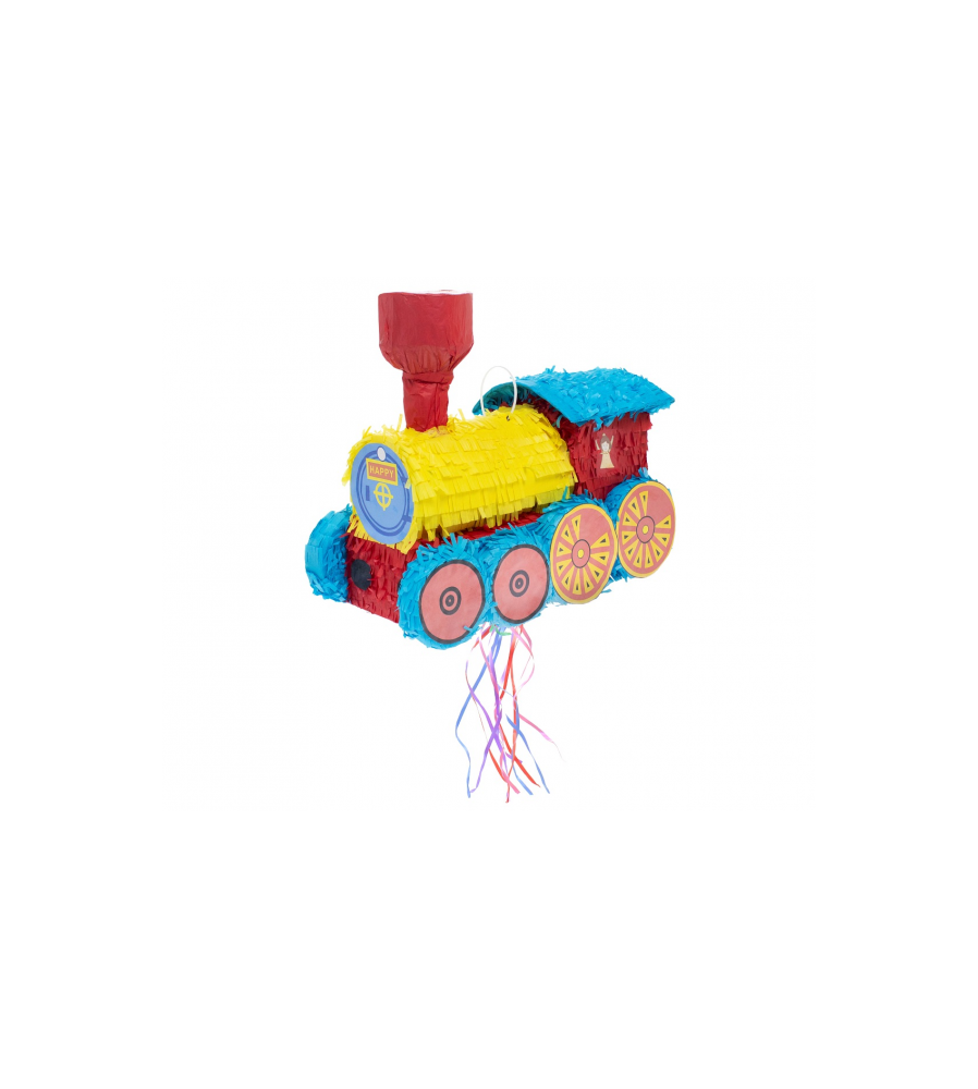 GoDan - Pinata petrecere in forma de trenulet 42 x 19.5 x 35 cm - Pinata petreceri - GD034