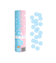 Oem - Confetti cannon for 20 cm Boy or Girl party - Confetti petrecere - GD037-CB