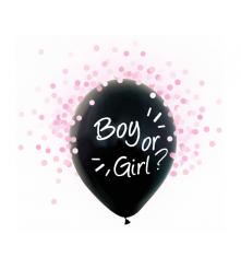 Oem - Set 4 baloane si accesorii pentru asteptarea bebelusului BOY or GIRL - Baloane petreceri - GD038-CB