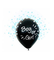Oem - Set 4 baloane si accesorii pentru asteptarea bebelusului BOY or GIRL - Baloane petreceri - GD038-CB