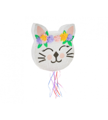 GoDan - Pinata petrecere in forma de pisica 33 x 35 x 7.5 cm - Pinata petreceri - GD042