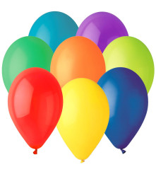 GoDan - Set 100 baloane B75 asortate multicolor 26 cm - Baloane petreceri - GD051