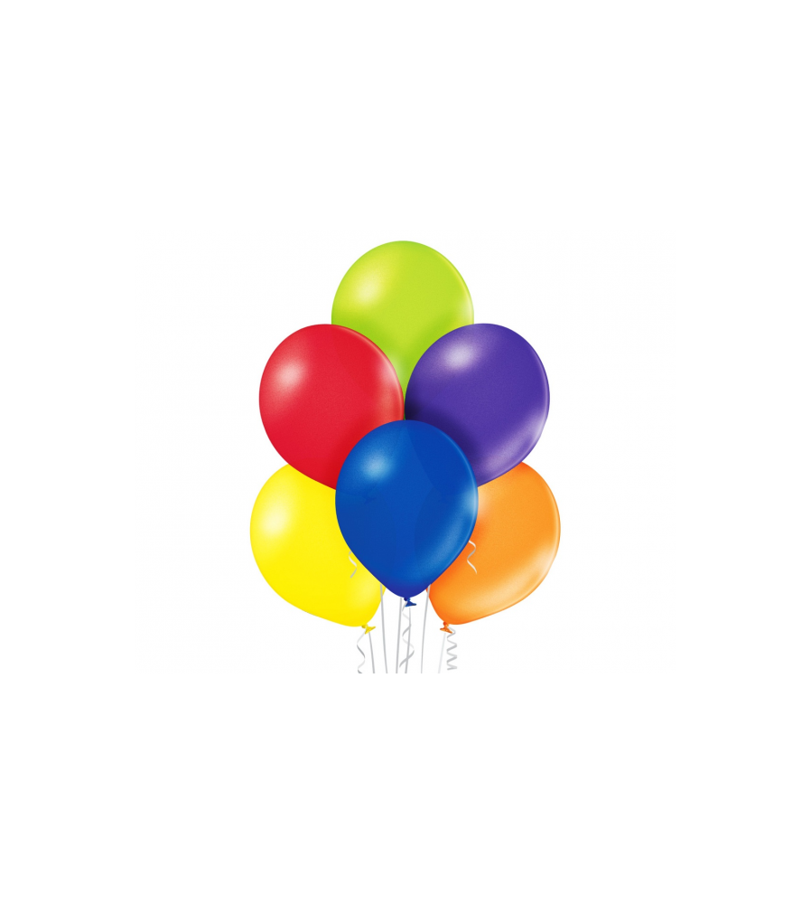 GoDan - Set 100 baloane asortate multicolor 30 cm B105 - Baloane petreceri - GD052