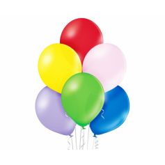 GoDan - Set 100 baloane asortate multicolor 30 cm B105 metalic - Baloane petreceri - GD053