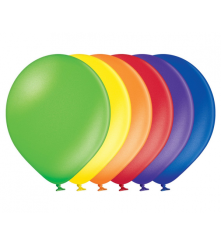 GoDan - Set 100 baloane asortate multicolor 30 cm B105 metalic - Baloane petreceri - GD053