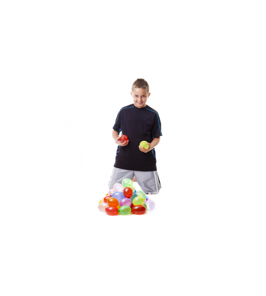 GoDan - Set 100 baloane multicolore pentru umplere cu apa - Baloane petreceri - GD054