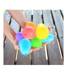 GoDan - Set 100 baloane multicolore pentru umplere cu apa - Baloane petreceri - GD054