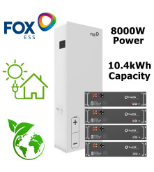 FOX ESS, FOX 8kW All in One Off Grid Hybrid 10.4kWh Storage System, Pachete de sisteme energetice, FOX-AIO-8KW-10.4