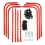 Oem - Rebounder ajustabil pentru antrenament de fotbal, 100 x 100 cm - Sport si Fitness - TZ479