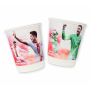 GoDan - Set 5 pahare petrecere din carton model fotbal 200 ml - Pahare petrecere - GD136