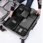 Oem - Set 6 organizatoare de calatorie pentru valiza - Alte accesorii pentru casă - TZ491