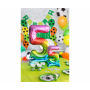 GoDan - Balon folie sub forma de cifra, in nuante curcubeu 38 cm - Baloane folie - GD086-CB
