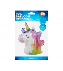 GoDan - Balon folie, model cap Unicorn 75 cm, lucios - Baloane folie - GD091