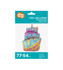 GoDan - Balon folie, model tort 77 cm - Baloane folie - GD092