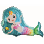 GoDan - Balon folie, model sirena, 66 cm - Baloane folie - GD093