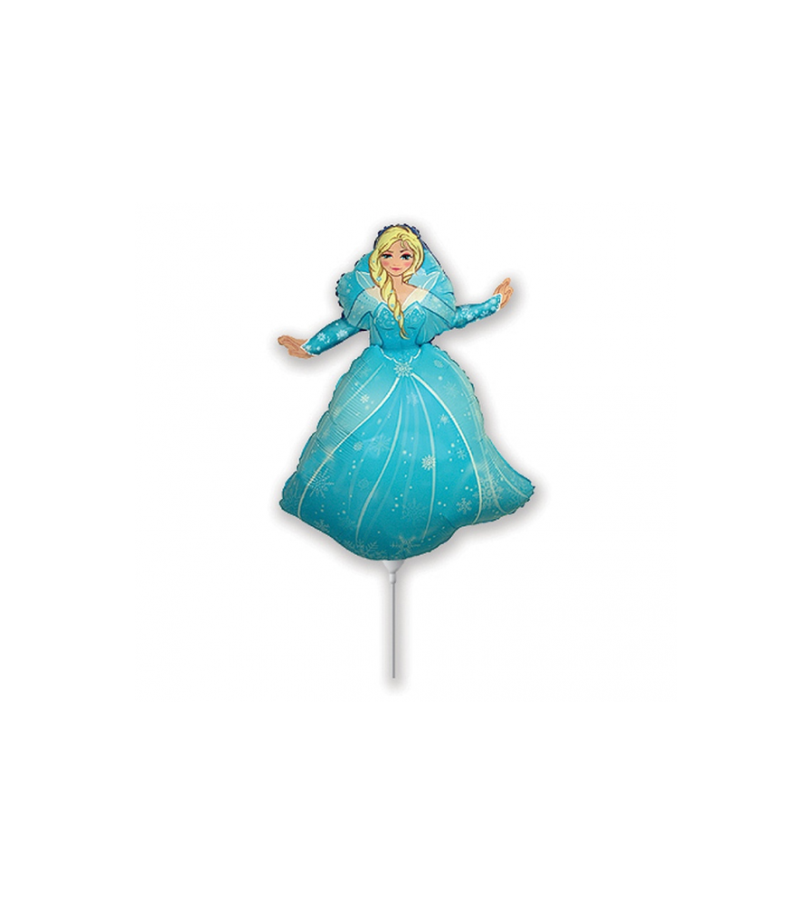 GoDan - Balon folie, model Frozen Princess, Elsa, 35 cm - Baloane folie - GD112
