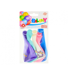 GoDan - Set 5 baloane cu cap de Unicorn, 30 cm - Baloane petreceri - GD151