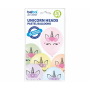 GoDan - Set 6 baloane cu cap de Unicorn, colorate 30 cm - Baloane petrecere - GD152