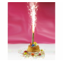 GoDan - Set 4 artificii pentru tort, inaltime 12 cm holographic - Artificii petrecere - GD157