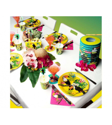 GoDan - Set 6 paie de baut, model Tucan, 20cm - Paie de baut petrecere - GD167