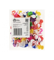 Oem - Set 100 carlige autoadezive pentru baloane - Alte accesorii petrecere - GD173