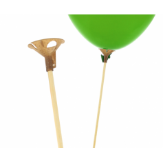 GoDan - Set 10 suporturi din lemn pentru baloane - Alte accesorii petrecere - GD179