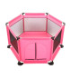 Oem - Tarc de joaca metalic pentru copii 128 x 113 x 65 cm roz - Camera copilului - TZ559