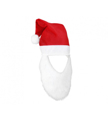 GoDan - Caciula de Mos Craciun cu barba 29 x 36 cm - Alte accesorii Craciun - GD208