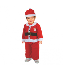 Oem - Mikulás jelmez, 2-3 éves gyerekeknek, piros - Egyéb karácsonyi kiegészítők - GD207