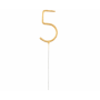 GoDan - Lumanare scanteietoare pentru diferite evenimente auriu 17 cm - Artificii petrecere - GD206-CB