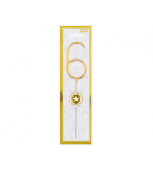 GoDan - Lumanare scanteietoare pentru diferite evenimente auriu 17 cm - Artificii petrecere - GD206-CB