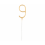 GoDan - Lumanare scanteietoare pentru diferite evenimente auriu 17 cm - Artificii petrecere - GD206-CB