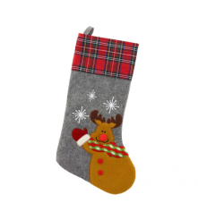 GoDan - Christmas felt sock Reindeer, size: 51 cm - Other Christmas accessories - GD219