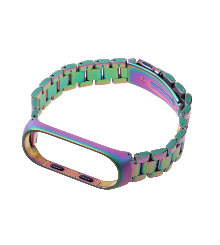 Oem - Curea otel inoxidabil pentru bratara fitness Xiaomi Mi Band 3 / 4 - Brățări - TZ599-CB