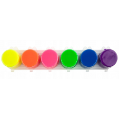 Oem - Tempera fluorescent 6 culori x 15ml/set - Rechizite școlare și accesorii - TZ631