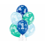 GoDan - Set 6 baloane 1st Birthday Boy, 30 cm - Baloane petreceri - GD267