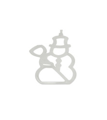 Oem - Figurina Craciun pentru fereastra, Om de Zapada, iluminat - Lumini Crăciun - TZ653