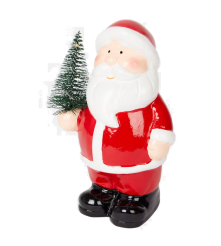 Oem - Ceramic Christmas decoration, with LED, 16 x 11.5 x 8 cm - Other Christmas accessories - AC463-M2