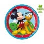 GoDan - Set 8 farfurii petrecere din carton model Mickey Rock The House, 20 cm - Farfurii petrecere - GD370