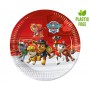 GoDan - Set 8 farfurii petrecere din carton model Paw Patrol Ready for Action, 23 cm - Farfurii petrecere - GD315