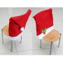 Oem - Husa decorativa spatar de scaun, model caciula de mos craciun 49 x72 cm - Alte accesorii Craciun - GD326