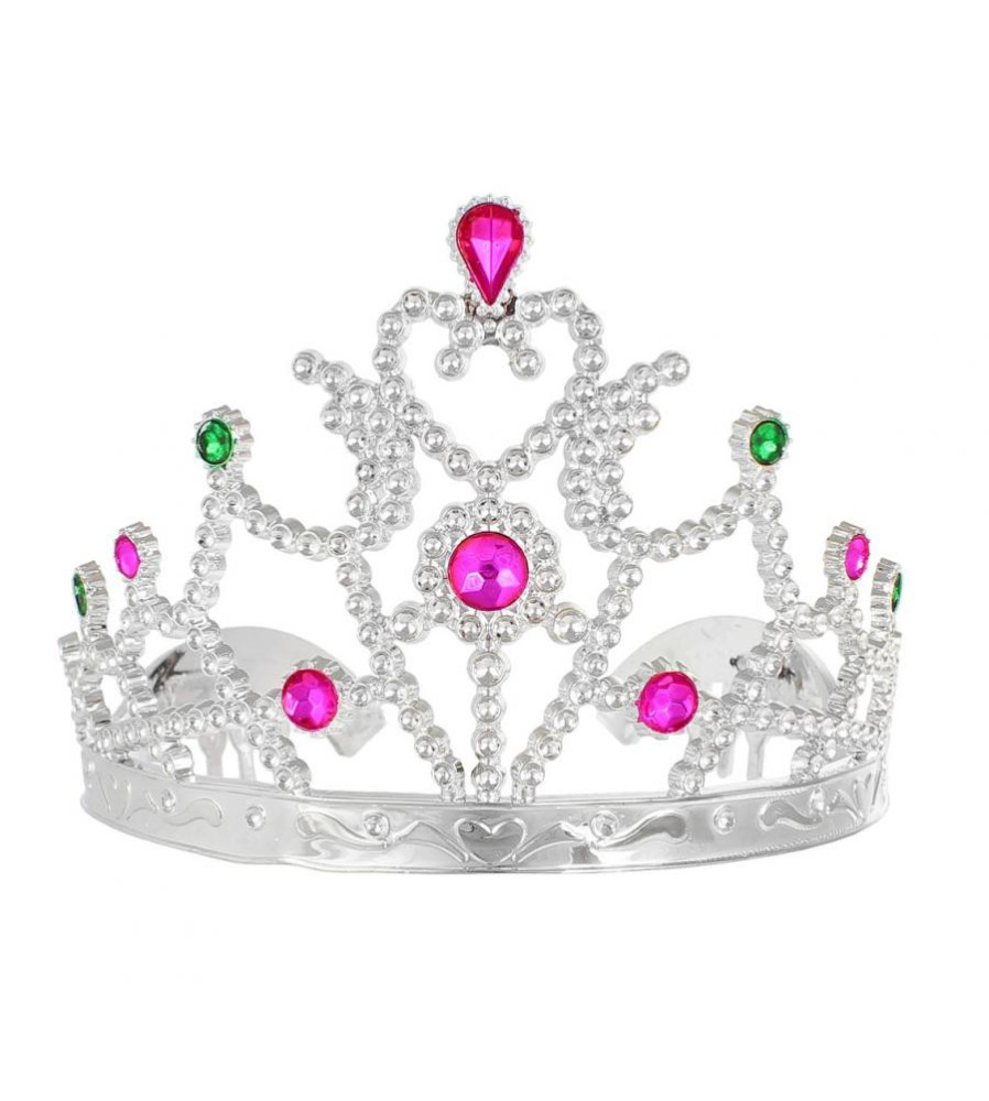GoDan - Kövekkel díszített hercegnő korona, univerzális méret - Gyerekeknek - GD320