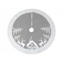 Oem - Covor rotund pentru bradul de Craciun, model ren, diametru 90 cm, - Alte accesorii Craciun - GD340