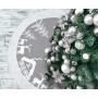 Oem - Covor rotund pentru bradul de Craciun, model ren, diametru 90 cm, - Alte accesorii Craciun - GD340